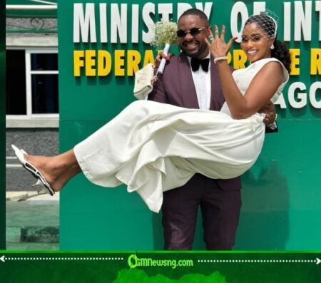Reality TV Star Cross Marries Chinonso in Private Legal Wedding, Flaunts Stunning Wedding Rings