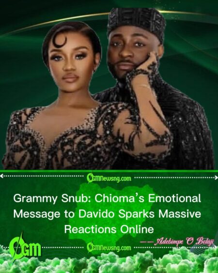 Chioma Breaks Silence, Encourages Davido With Powerful Words After Grammy Snub