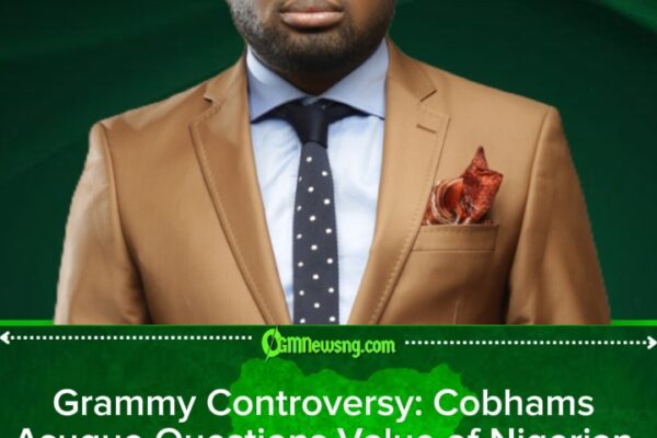 Cobhams Asuquo Slams Grammy Awards, Says Nigerians Used to Boost Foreign Economy