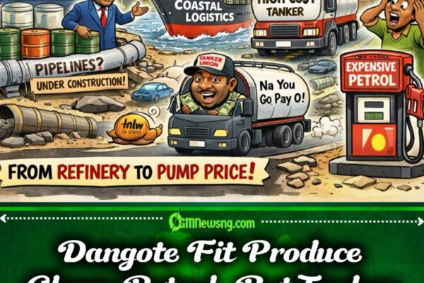Dangote Refinery Talk True — If Tanker Still Dey Swim Before Reach Pump, Fuel Price Fit Jump Again