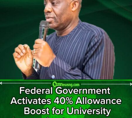 Federal Government Activates 40% Allowance Boost for University Lecturers