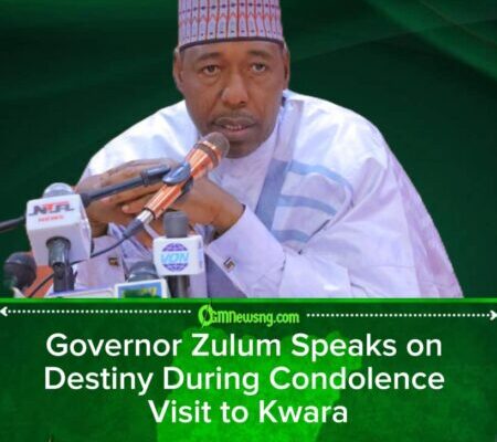 Governor Zulum Visits Kwara After Boko Haram Kills Over 170, Emphasizes Faith and Destiny