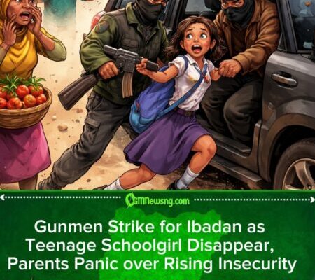 Gunmen K+dnap Schoolgirl for Ibadan Broad Daylight, Fear Spread as Police Launch Manhunt
