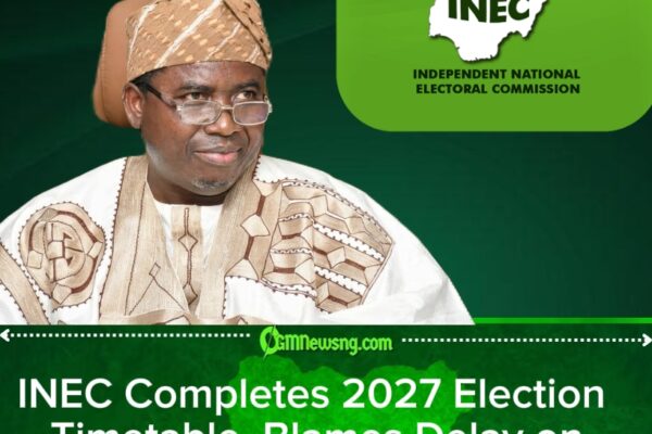 2027: INEC Ready With Election Timetable, NASS Delaying Its Release — Amupitan