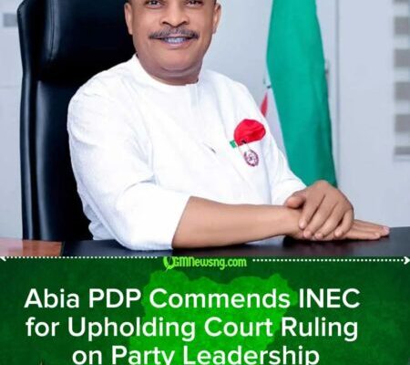 Abia PDP Applauds INEC for Recognising Anyanwu-Led National Committee