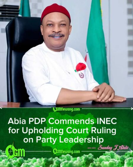 Abia PDP Applauds INEC for Recognising Anyanwu-Led National Committee