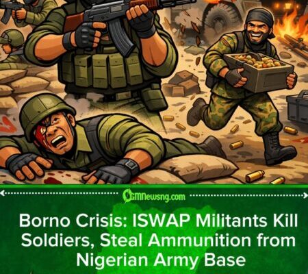 ISWAP Attack Borno Army Base: Many Soldiers Killed, Armoured Vehicles Burnt