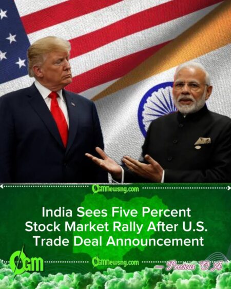 India Markets Advance Sharply on Expectations From New U.S. Trade Pact