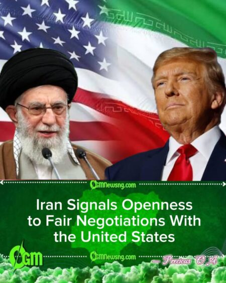 Iran Expresses Willingness to Pursue Negotiated Solutions With US