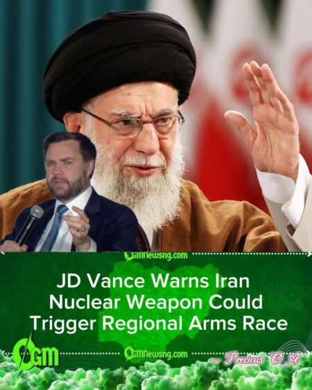 JD Vance Highlights Risks of Nuclear Proliferation in Middle East