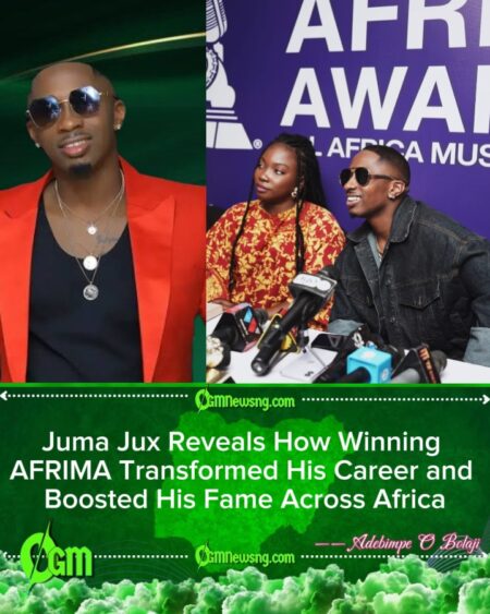 Juma Jux: Winning AFRIMA Changed Everything for Me, Opened New Doors in My Music Career