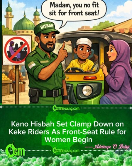 Kano Hisbah Don Ban Women From Sitting Front Seat for Keke, Enforcement Go Start Soon