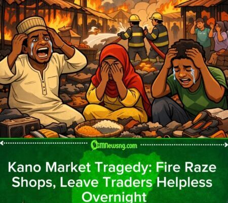 Kano Market Fire Disaster: Traders Cry as Goods Worth Millions Burn Finish