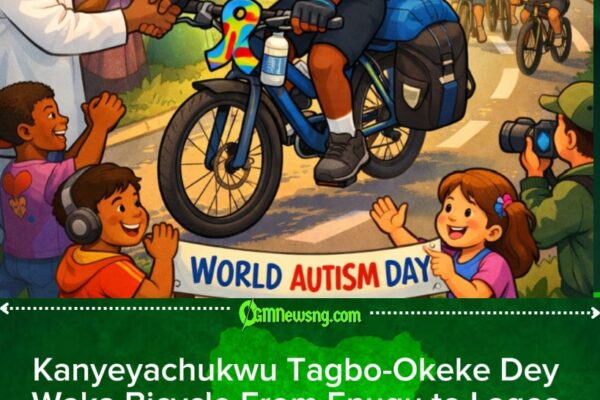 Kanyeyachukwu Tagbo-Okeke Set for Historic Enugu-Lagos Bicycle Ride to Promote Autism Awareness