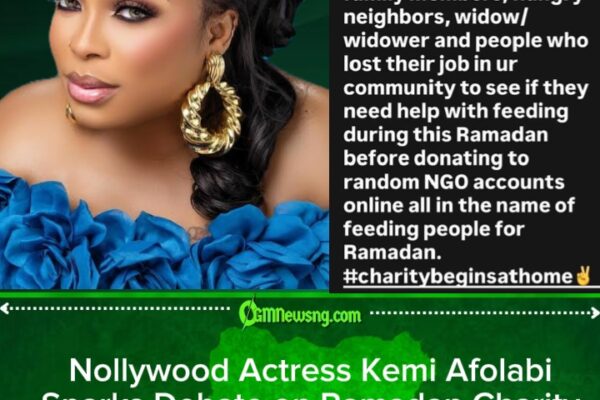 Kemi Afolabi Questions Muslim Ramadan Donations: Should You Give to NGOs or Help Locally?