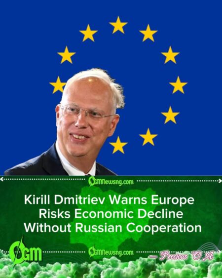 Kirill Dmitriev Says Europe Needs Russia to Withstand Growing Global Pressures