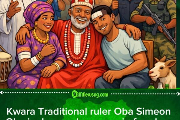 Kwara Traditional ruler Oba Simeon Olanipekun freed afta weeks of kidnapping in Ifelodun LGA