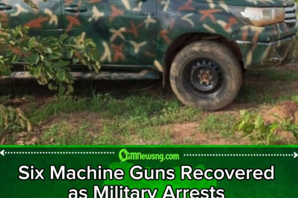 Military Troops Arrest Gunrunner With Six Machine Guns in Taraba