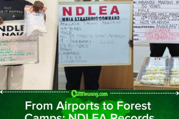 NDLEA Foils Multi-State Drug Smuggling Attempts, Arrests Airport Couriers