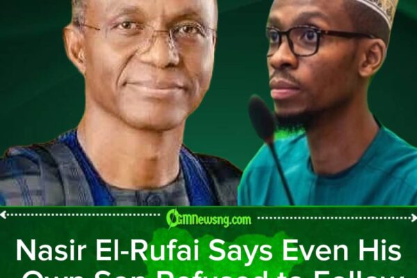 Nasir El-Rufai Explains Why His Son Refused to Follow Him to ADC