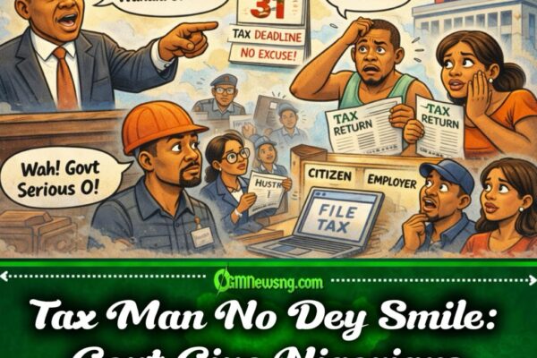 Gbas Gbos for Pocket: Nigerian Govt Tell Everybody “File Your Tax Before March 31, No Story”