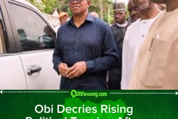 Obi Breaks Silence After Gunmen Attack in Benin, Raises Concerns Over Nigeria’s Democracy