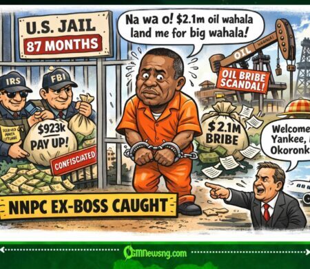 Ex-NNPC GM Paulinus Okoronkwo Chop 87 Months Jail for $2.1m Bribe Wahala for US Court