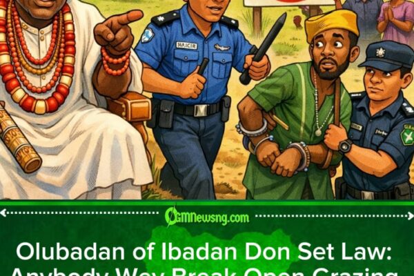 Olubadan Reaffirm Ban On Open Cattle Grazing For Ibadan, Warn Say Anybody Wey Break Law Go Face Court