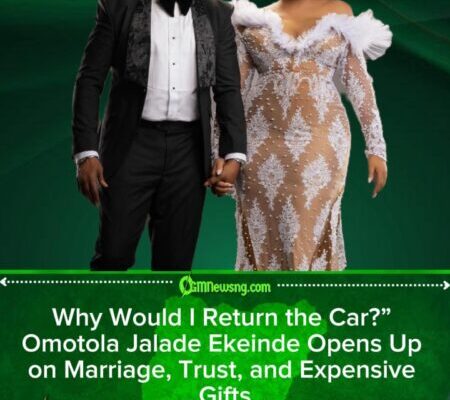 Omotola Jalade Ekeinde Reveals She Was Gifted a Car While Married, Says Husband Is Not Insecure