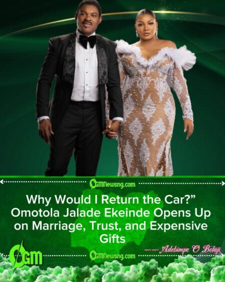 Omotola Jalade Ekeinde Reveals She Was Gifted a Car While Married, Says Husband Is Not Insecure