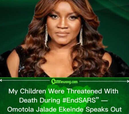 Omotola Jalade Ekeinde Reveals Shocking Death Threats Against Her Children During #EndSARS Protests