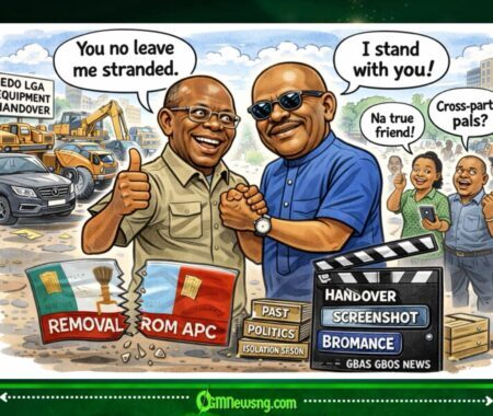 Adam’s Oshiomhole Hail Wike for Standing With Am After APC Chairman Removal Drama