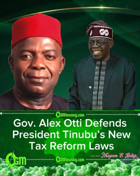 Gov. Alex Otti Backs Tinubu’s Tax Plan, Says Online Economists Should Read First