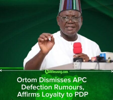 Ortom Reaffirms PDP Membership, Denies Defection to APC