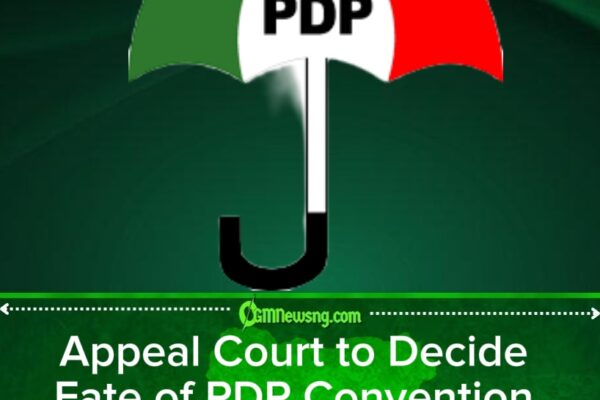 Appeal Court Reserves Judgment in PDP Leadership Dispute Over Contested National Convention
