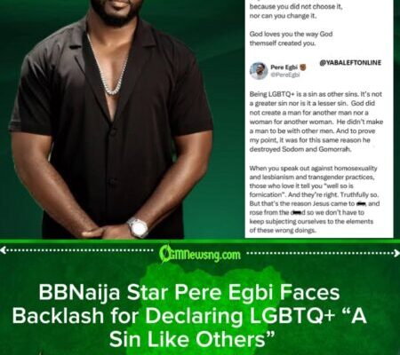 Pere Egbi Sparks Heated Debate After Rejecting Pastor’s Claim That LGBTQ+ Is Not a Sin