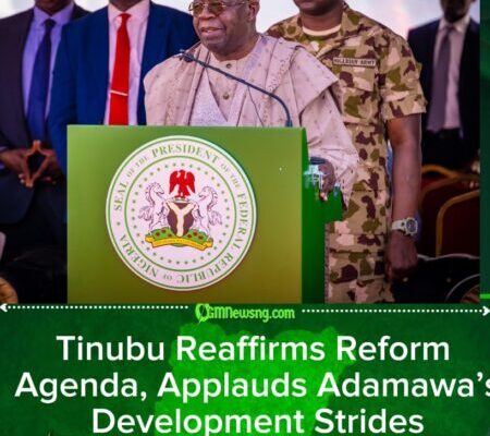President Tinubu Pledges Greater Prosperity, Commends Fintiri and Ribadu During Adamawa Visit