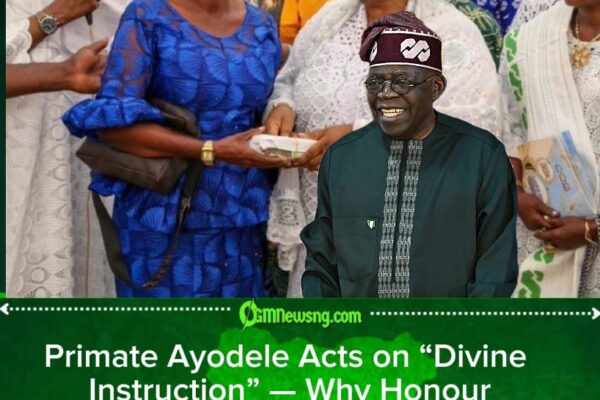 Primate Ayodele Builds Mosque in Honour of Tinubu’s Mother — Divine Instruction or Political Symbolism?