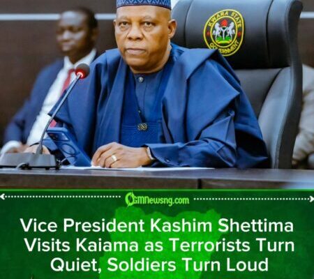 Vice President Kashim Shettima Storms Kwara with Condolences, Soldiers, and a Subtle Warning to Terrorists