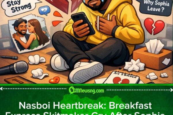 Nasboi Don Gbaga for Sophia? Skitmaker Singer Cry After Colleague “Dump” Am