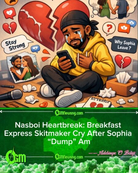 Nasboi Don Gbaga for Sophia? Skitmaker Singer Cry After Colleague “Dump” Am