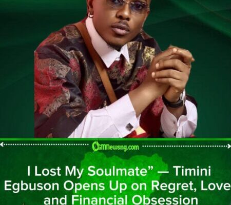 Timini Egbuson Opens Up on Losing His Soulmate While Chasing Financial Success