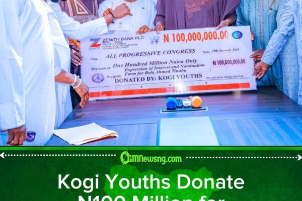 Tinubu's 2027 Nomination Form Kogi Youths Raise N100 Million to Procure It