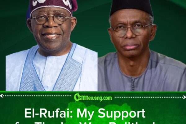 I Was Never Tinubu’s Friend — El-Rufai Clarifies Political Support and Post-Election Differences