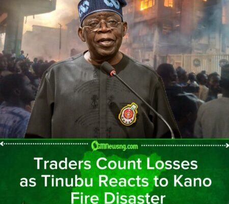 President Bola Tinubu Mourns Traders After Singer Market Fire in Kano