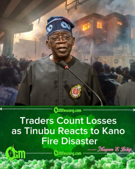 President Bola Tinubu Mourns Traders After Singer Market Fire in Kano