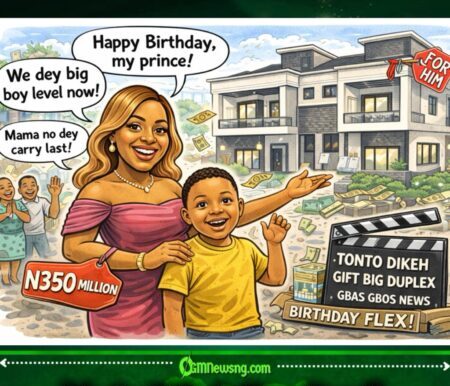 Tonto Dikeh Gift N350 Million 4-Bedroom Duplex to Son – Going All Out for Birthday!