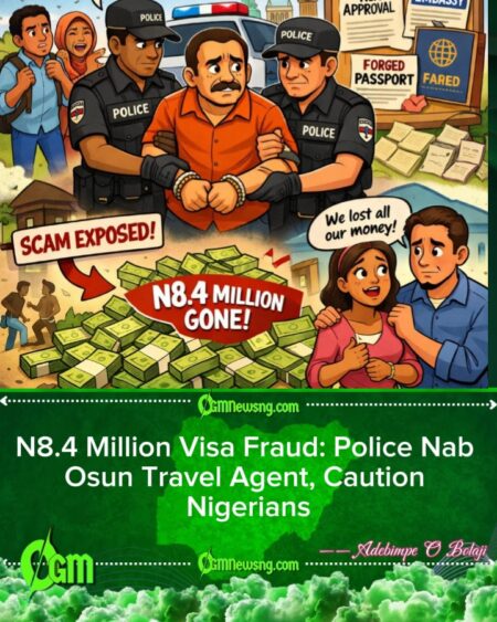 Osun Travel Agent Arrested for N8.4 Million Visa Scam – Victims Warned to Beware