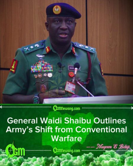 General Waidi Shaibu Delivers Lecture on Modern Security Threats