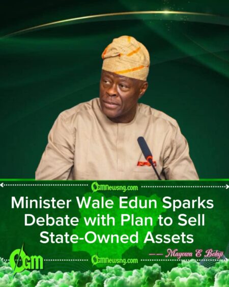 Minister Wale Edun Confirms FG Plan to Sell Selected Assets in 2026